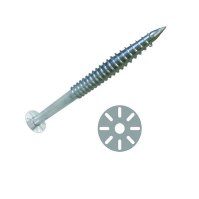 ราคาดี Q235 Galvanized Steel 76mm Helical Earth Anchor Ground Screw Piles ออนไลน์