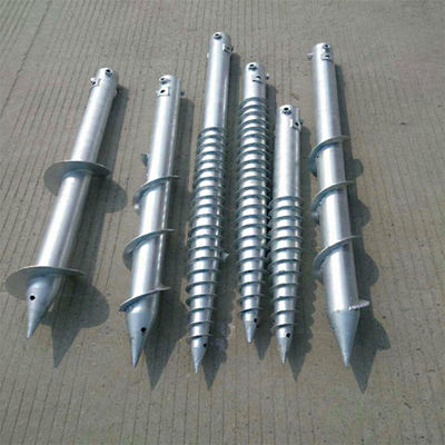 ราคาดี 500~2500mm Length Ground Mounting Screw Pile Driving Rack ออนไลน์