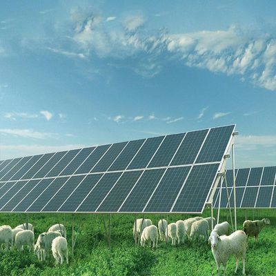 ราคาดี Galvanized Base Metal Solar Panel Ground Mounting Systems Structure ออนไลน์