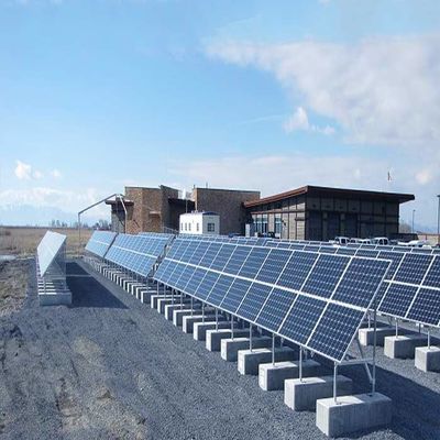 ราคาดี Customized Tilt Angel Solar Panel Ground Mounting Grid Tied Solar System ออนไลน์