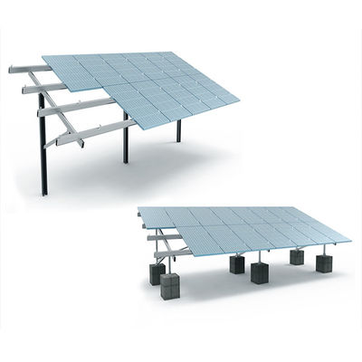 ราคาดี 5~15 Degree Galvanized Stainless Steel SS304 Frame Solar Carport Structures ออนไลน์