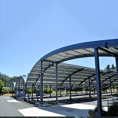 ราคาดี 0-60 Degree Hot Galvanized Steel PV Solar Carport Mounting System ออนไลน์