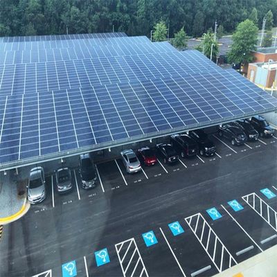 ราคาดี Flexible 20KW Galvanized Steel Solar PV Mounting Structure SGS For Carport ออนไลน์