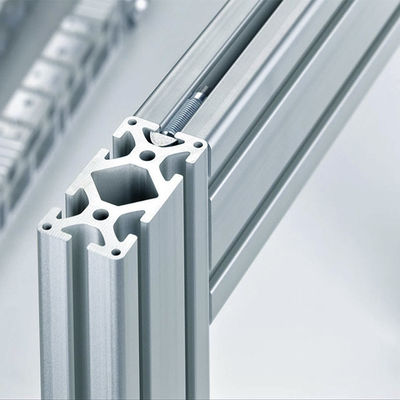 ราคาดี 2560mm 3405mm 4200mm Anodized Aluminum Slotted Rail ออนไลน์