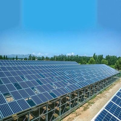 ราคาดี Rust Protection Greenhouse PV Mounting Structure Wind Load 60m/s ออนไลน์