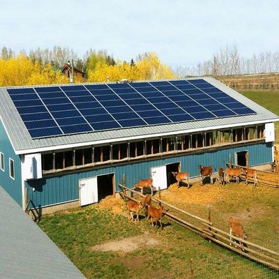 ราคาดี Galvanized Ground Mounted Solar System For Greenhouse ออนไลน์