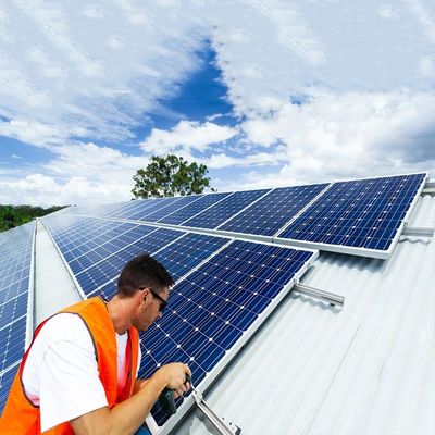 ราคาดี 30psf Tile Roof Aluminum Alloy Solar Photovoltaic System ออนไลน์