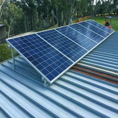 ราคาดี ISO9001 Galvanized SS304 Solar Panel Roof Mounting Systems ออนไลน์