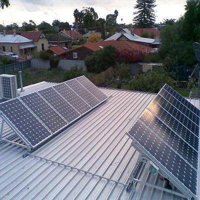 ราคาดี Roof Mount Anodized SUS304 Solar Panel Racking System ออนไลน์
