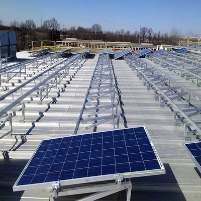ราคาดี HDG 6063 T5 Flat Roof Solar PV Mounting Systems ออนไลน์