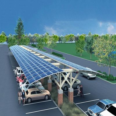 ราคาดี Solar Parking Lot Anodized Aluminum PV Mounting Structures ออนไลน์