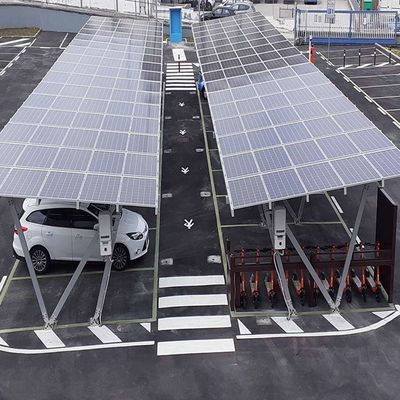 ราคาดี Lightweight Anticorrosive Steel Frame Carport Solar Systems ออนไลน์