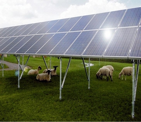 ราคาดี SGS Open Field Solar Mounting Structure With concrete foundation solar bracket solar mounting system ออนไลน์