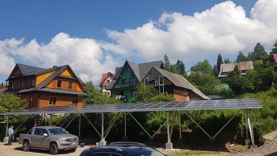 ราคาดี Framed Ground Mounted Solar Pv Systems Anodized For car packing carport solar bracket ออนไลน์