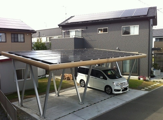 ราคาดี Full Installation anodized Car Park Solar Panel Ground Mounting System ออนไลน์