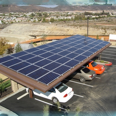 ราคาดี Aluminium Carport Solar Racking Ground Mounted Solar structure carport solar mounting system ออนไลน์